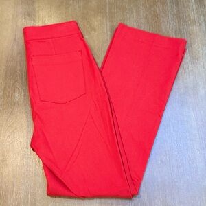 NWT Spanx On-The-Go Kick Flare Pant in True Red Size M‎ Tall 28” Inseam